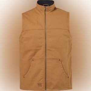 Brazos Men's XXL Gate Keeper Full Zip Vest Fleece Lined 100% Cotton Outdoor Hunt